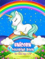 Unicorn Coloring Book for Kids Ages 4-8: Magical Coloring Unicorn, Fun Art Activity Workbook for Creative Kids to Learn Coloring and Drawing