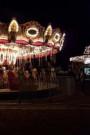 Journal Carousel Merry Go Round Amusement Park Lit Up at Night: (notebook, Diary, Blank Book)
