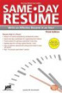 Same-Day Resume, 3rd Ed: Write an Effective Resume in an Hour (Same-Day Resume: Write an Effective Resume in an Hour)