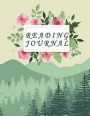Reading Journal: Book Reading Planner, Reading Log Book, Portable Book Reading Report, Summer Reading Journal 120 Pages 8.5x11