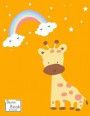 sketchbooks: Cute Giraffe Sketchbook for Girls: 110 Pages of 8.5x 11 Blank Paper for Drawing, Doodling or Sketching (Sketchbooks Fo