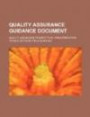 Quality Assurance Guidance Document: Quality Assurance Project Plan, Pm2.5 Speciation Trends Network Field Sampling