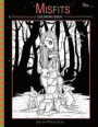 Misfits A Winter Fantasy Coloring book for Adults and ODD Children: Featuring cute and creepy Winter and Christmas themed pages