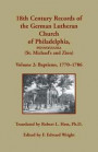 18th Century Records of the German Lutheran Church of Philadelphia, Pennsylvania (St. Michael's and Zion)