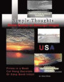 Simple Thoughts Divine Quotes on Seascape Images: Prints in a Book Cut Hang Decorate or Keep Book Intact USA