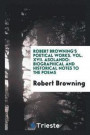 Robert Browning's Poetical Works. Vol. XVII. Asolando