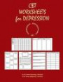 CBT WORKSHEETS for DEPRESSION: A photocopiable CBT programme for CBT therapists in training: Includes, formulation worksheets, Padesky hot cross bun ... CBT handouts for depression, all in one book
