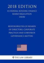 Responsibilities of Boards of Directors, Corporate Practices and Corporate Governance Matters (US Federal Housing Finance Board Regulation) (FHFB) (20