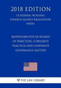 Responsibilities of Boards of Directors, Corporate Practices and Corporate Governance Matters (US Federal Housing Finance Agency Regulation) (FHFA) (2