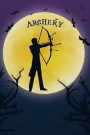 Archery Notebook Training Log: Cool Spooky Halloween Theme Blank Lined Student Exercise Composition Book/Diary/Journal For Archers, Coaches, Trainers