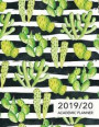 2019/20 Academic Planner: Weekly & Monthly Planner Achieve Your Goals & Improve Productivity Cactus + Black Stripes