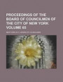 Proceedings of the Board of Councilmen of the City of New York Volume 65