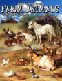 Adult Coloring Books: Country Farm Animals in Grayscale: 50 Realistic Country Farm Animals to Color; horses, cows, pigs, goats, sheep, chick