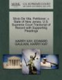 Silvio De Vita, Petitioner, v. State of New Jersey. U.S. Supreme Court Transcript of Record with Supporting Pleadings