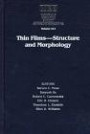 Thin Films-Structure and Morphology: Symposium Held December 2-6, 1996, Boston, Massachusetts, U.S.A. (Materials Research Society Symposium Proceedings)