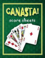 Canasta Score Sheets: Canasta Blank Score Sheet Notebook