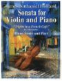 Sonata for Violin and Piano: Nights in a French Cafe Piano Score and Part