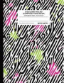 College Ruled Composition Book: Modern Animal Print Journal Notebook, 7.44 x 9.69 inches, Note Taking and Journaling, 100 Lined Pages, Numbered Pages