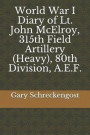 World War I Diary of Lt. John McElroy, 315th Field Artillery (Heavy), 80th Division, A.E.F