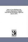 Index to laws relating to the Treasury Department, compiled from the Revised statutes, approved June 22, 1874