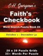 C. H. Spurgeon's Faith Checkbook Word Search Puzzle Book #4: October 1 - December 31