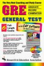 The Very Best Coaching and Study Course (Gre) Graduate Record Examination General Test With Cd-Rom: With Cd-Rom for Both Windows & Macintosh : Rea's Interactive Gre Cat Testware