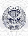 I.B.I.S sketchbook: Owl on white cover (8.5 x 11) inches 110 pages, Blank Unlined Paper for Sketching, Drawing, Whiting, Journaling & Dood
