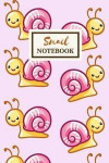 SNAIL Notebook: Cute Journal Gift: Medium Spacing Between Lines