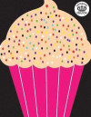 Notebook Kingdom Cupcake Series: Cupcake Notebook Notepad Journal Diary or Composition Book Lined 100 Pages 8.5x11 Cupcake with Sprinkles Black Back