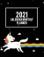 2021 Calendar Monthly Planner: Unicorn Gay Love, Monthly Calendar Book 2021, Weekly/Monthly/Yearly Calendar Journal, Large 8.5 x 11 365 Daily journal