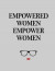 Empowered Women Empower Women: Composition Notebook Journal Blank Wide-Ruled White Paper Lined 202 Pages 7.44' x 9.69'