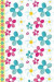 Colorful Pink Blue Daisies Wide Ruled Journal Paper: Daily Planner, Writing Notebook Paper, 130 Lined Pages 6 X 9 to Do List School English Teachers