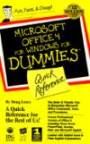 Microsoft Office 4 for Windows for Dummies Quick Reference