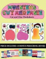 Cut and Glue Worksheets (20 full-color kindergarten cut and paste activity sheets - Monsters)