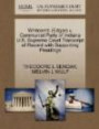 Whitcomb (Edgar) v. Communist Party of Indiana U.S. Supreme Court Transcript of Record with Supporting Pleadings