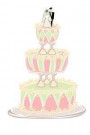 Wedding Journal Wedding Cake Wine Glass Tiers Bride Groom Topper: (Notebook, Diary, Blank Book)