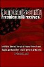 Homeland Security Presidential Directives: Establishing America's Strategies to Prepare, Prevent, Protect, Respond, and Recover from Terrorism Within the United States