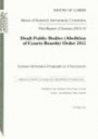 53rd Report of Session 2010-12: Draft Public Bodies (Abolition of Courts Boards) Order 2012, Includes Information Paragraphs on 4 Instruments (House of Lords Papers)