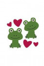 Frog Love: 150 Lined Journal Pages / Diary / Notebook Featuring Cute Little Frogs and Hearts Illustration on the Cover