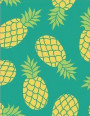2017, 2018, 2019 Weekly Planner Calendar - 70 Week - Pineapple: Cool Pineapple Pattern, Green BG