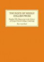 The Index of Middle English Prose: Handlist XX: Manuscripts in the Library of Corpus Christi College, Cambridge