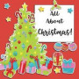 All about Christmas!: Full Color Album for Kids to Paste Stickers and Photos, Write in Christmas Stories and Fun Facts