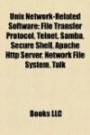 Unix Network-Related Software: File Transfer Protocol, Telnet, Samba, Secure Shell, Apache HTTP Server, Network File System, Talk