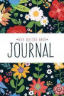 6x9 Dotted Grid Journal: Notebook for Dot Journaling in Pretty Floral Pattern