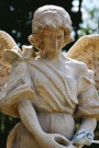 An Stone Angel Statue in the Park Journal: Take Notes, Write Down Memories in this 150 Page Lined Journal