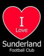 I Love Sunderland Football Club: Black Notebook/Notepad for Writing 100 Pages Sunderland Football Gift for Men, Women, Boys & Girls