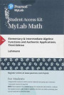 Mylab Math with Pearson Etext -- Standalone Access Card -- For Elementary & Intermediate Algebra: Functions and Authentic Applications [With eBook]