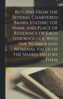 Returns From the Several Chartered Banks, Stating the Name and Place of Residence of Each Stockholder, With the Number and Nominal Value of the Shares Held by Them [microform]