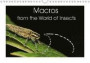 Macros from the World of Insects 2018: The Realm of Insects is Huge. This Calendar Allows a Fascinating Look Inside the Details of This World. (Calvendo Animals)