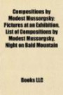 Compositions by Modest Mussorgsky: Pictures at an Exhibition, List of Compositions by Modest Mussorgsky, Night on Bald Mountain